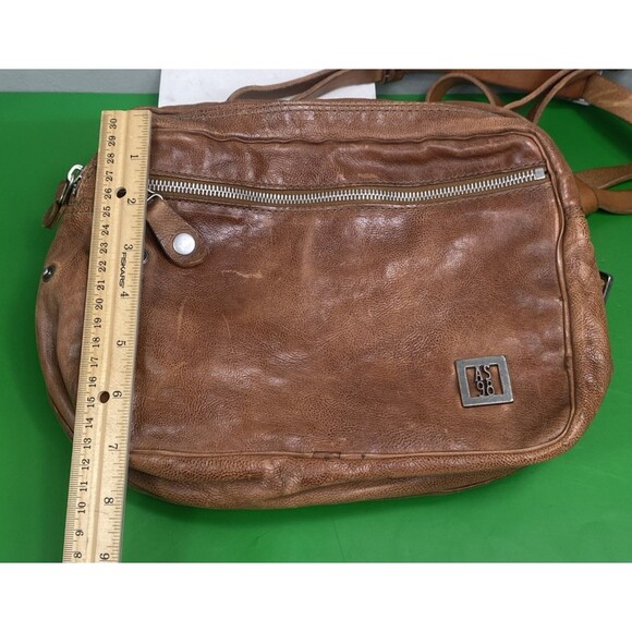 RARE VHTF A.S. 98 Brewer Backpack Brown Distressed Leather Medium Size - Picture 16 of 16